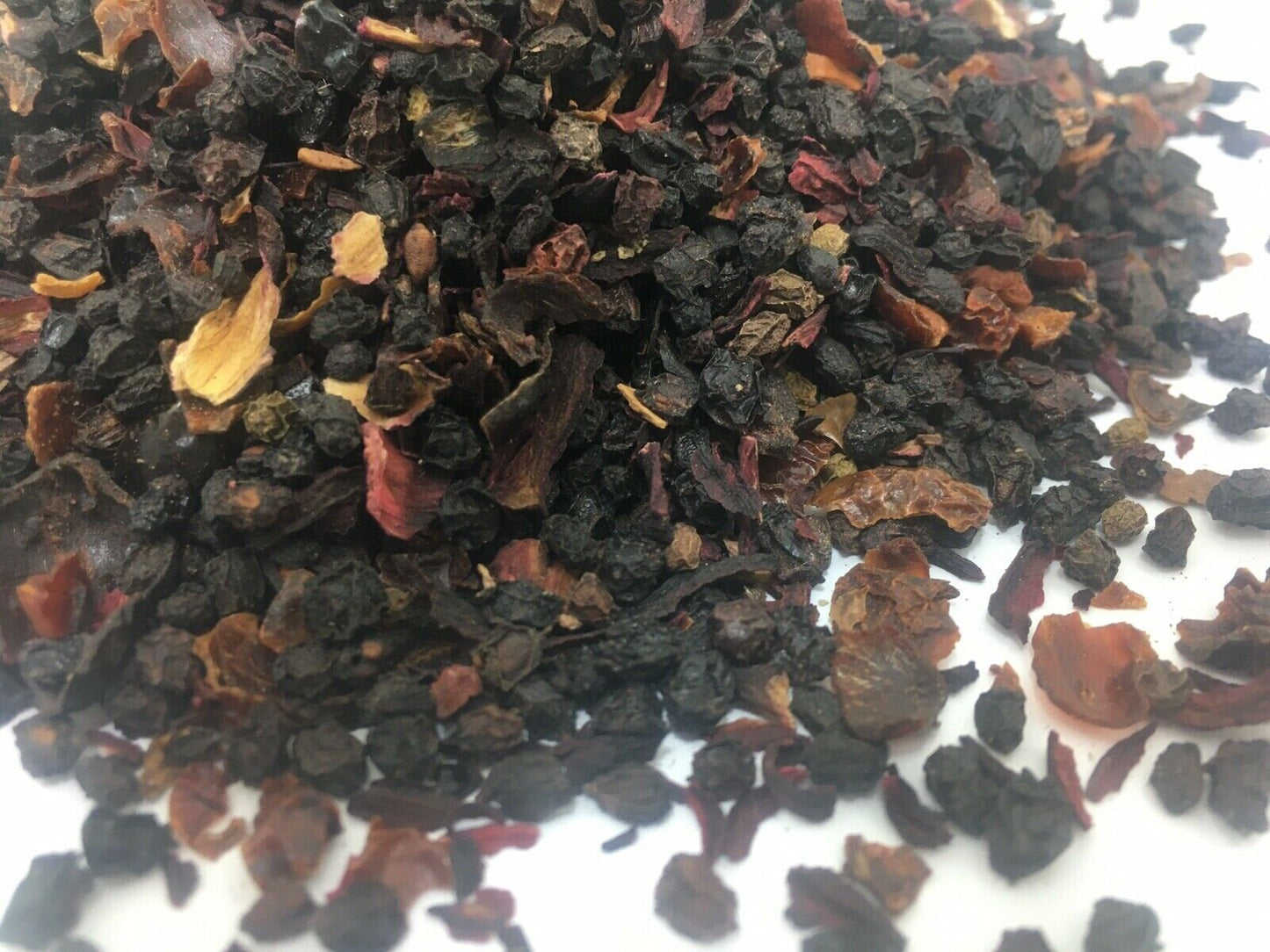 Organic tea immune system boost πβπΊ ELDERBERRY, ROSEHIPS, HIBISCUS loose dried tea bag cut π΅ herbal tea