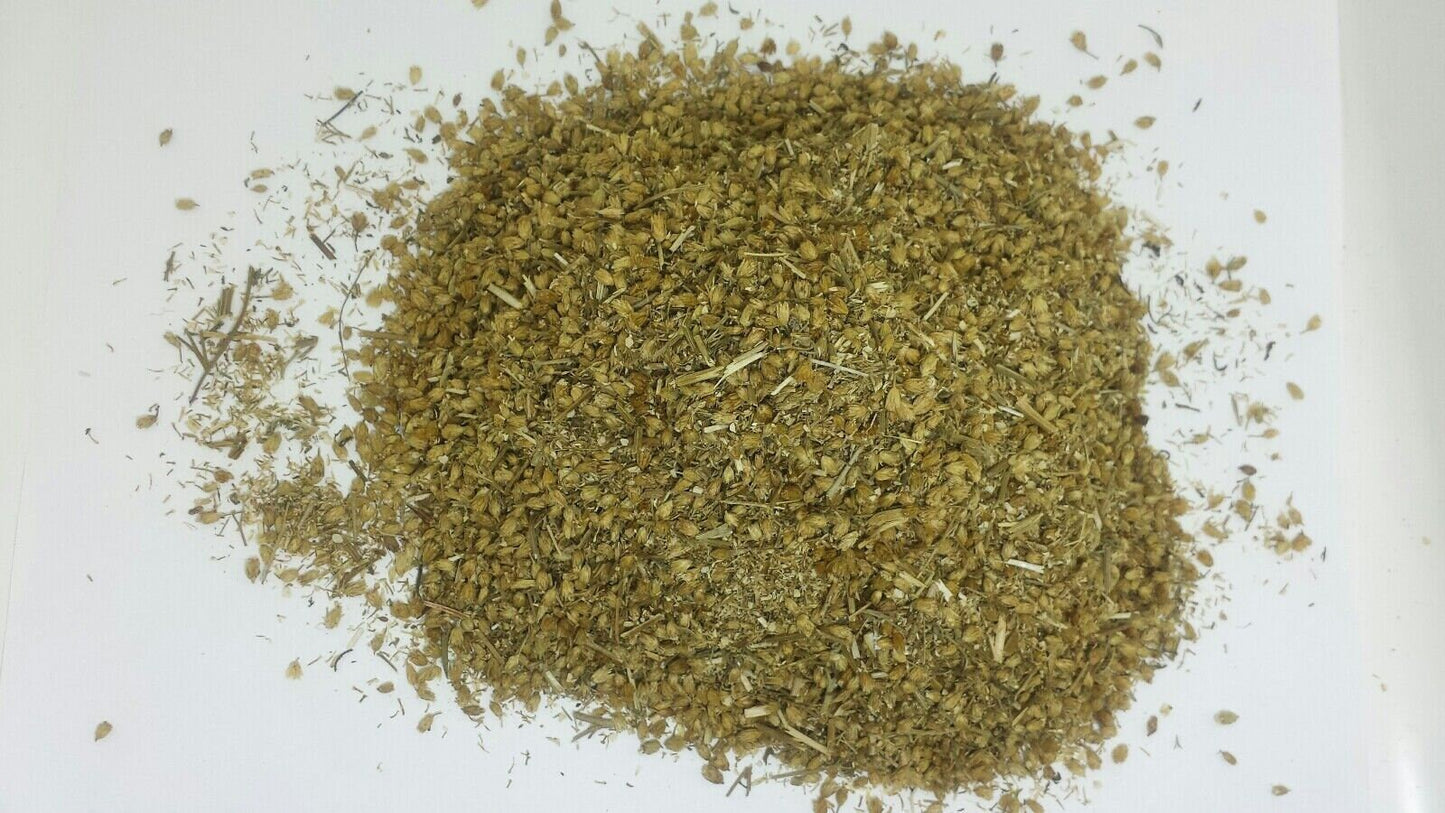 100% Yarrow Flowers 🌼 WILD HARVESTED & ORGANIC Achillea millefolium loose dried tea ☕