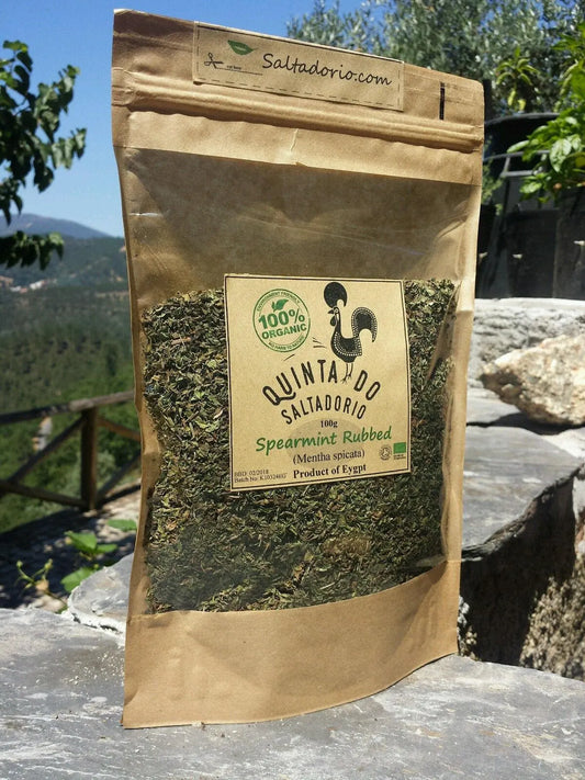 100% Spearmint 🌿 ORGANIC Mentha spicata Leaf Dried herbal Loose Tea Saltadorio herbs